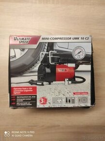 Predám mini kompresor Ultimate Speed UMK 10 C2 na 12V DC