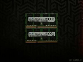 16GB (2x8GB) DDR3 SODIMM (notebook) 1600MHz | Samsung