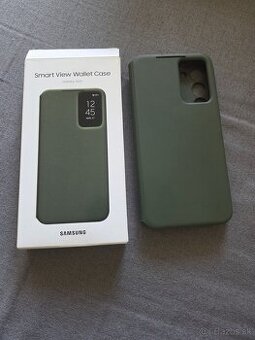 Obal knizkovy na Samsung S23+ zelený originál krátko používa - 1