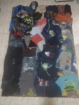 Balík 4-5R, veľkosť 110, 70 ks oblečenia, 1 KS 0,40€.