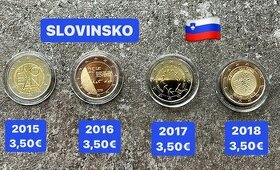 Euromince - pamätné dvojeurové mince SlovinskoKO - 1