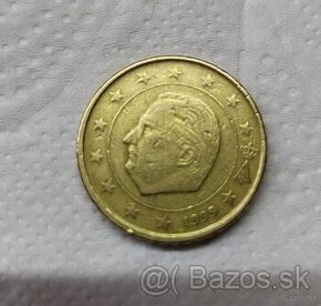 Zberatelska eurominca 50 cent belgicko 1999