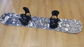 Snowboard komplet 161cm wide. Boty EU 47