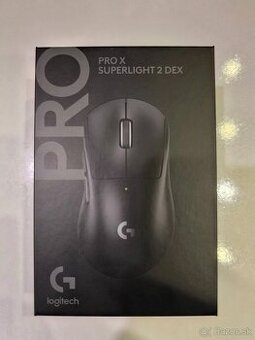 Predám novú hernú myš Logitech Pro superlight 2 Dex