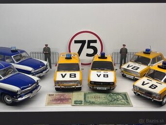 1:18 Modely Verejnej Bezpečnosti - Volga, LADA, Škoda