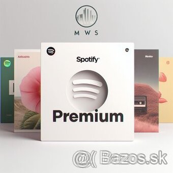 Oficiálne predplatné Spotify Premium / mesačná platba