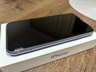 Predám iPhone 11 64GB Purple – Výborný stav