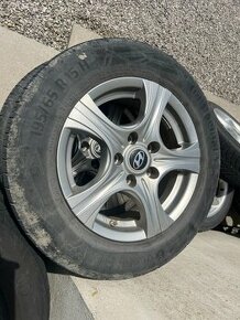 ALU kola 5x114,3 ET40 6,5J s pneu 195/65 R15 - 1