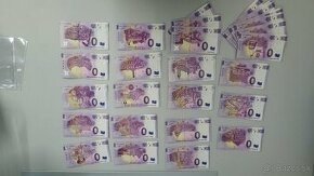 0€ bankovky Eurosouvenir 29ks