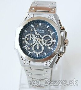 MEGIR M4220 Military Chronograph - pánske celokovové hodinky