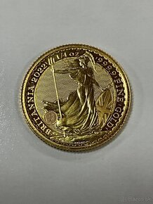 Zlatá investičná minca 1/4 oz GB Britanna ročník 2022