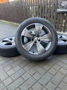 ORIGINÁL Alu Škoda TRITON R17, 5x112 - TOP STAV