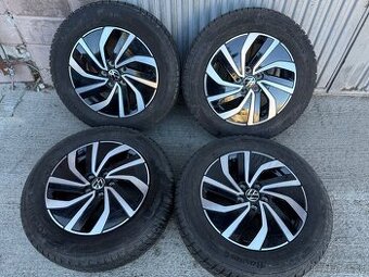 Nove 15" Elektrony VW 5x100 so zimnymi pneu 185/65 R15 - 1