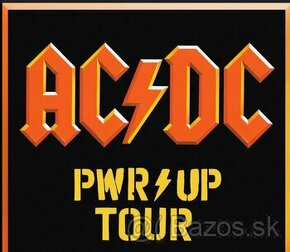 2 lístky na kyvadlová vlakovú dopravu na koncert AC/DC dnes