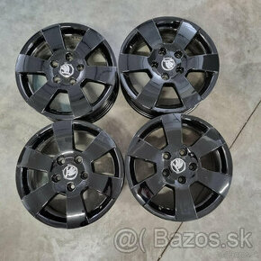 Čierne ŠKODA DEIMOS disky 5x112 R15 ET47