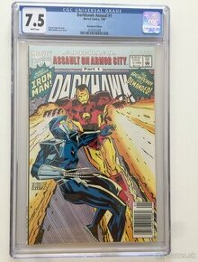 Komiks Darkhawk Annual #1, Marvel, 1992, CGC 7.5