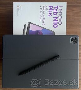 Tablet Lenovo Tab M10 Plus s obalom a perom