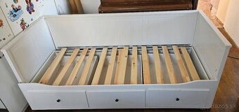 HEMNES Rozkladacia postel s 3 zásuvkami