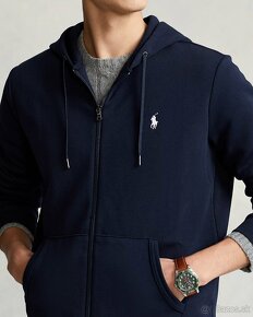 Ralph Lauren Double-Knit Full-Zip Hoodie, velkost XL