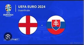 PREDÁM LÍSTKY ANGLICKO - SLOVENSKO UEFA EURO 2024 OSEMFINÁLE