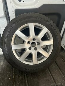 Originál disky 5x112 R17 ET45 6J so zimnými pneumatikami - 1