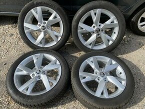 5x112 R17 original Škoda Octavia 4 LYRA + zimné pneu