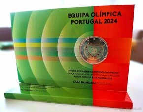 2 euro Portugalsko 2024 - Olympijský tím Portugalska Paríž (