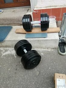 Cinky jednorucky 2 x 38 kg