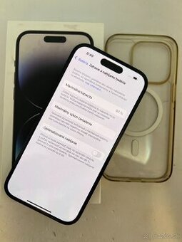 IPHONE 14 PRO SPACE BLACK 256GB ZÁRUKA - VEĽMI PEKNÝ STAV