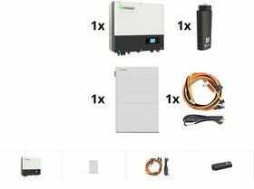 Batéria 10.24KWH Lifepo4 pre Growatt SPH 10000TL3 BH-UP meni