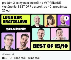 Silne reči 15.10