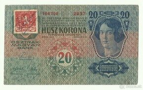 20 kronen 1913(19) ČSR falošný dobový kolok