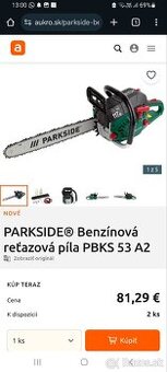 Motorova pila parkside