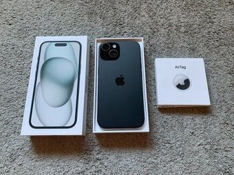 Iphone 15 128GB Black + Airtag