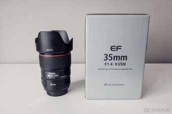 Canon EF 35mm f/1.4L II USM – vynikajúci objektív, top stav