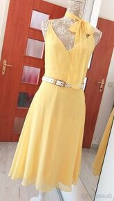Žlté šaty Orsay