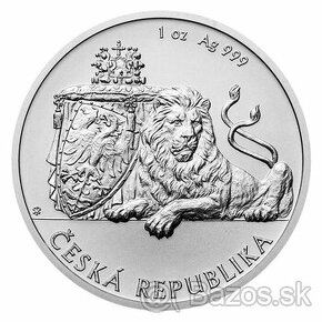 Český lev 2019 1oz Strieborná minca ihneď k odberu