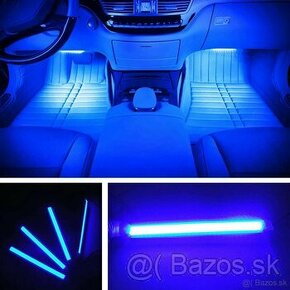 LED ambientne podsvietenie do auta s ovládaním na usb alebo  - 1