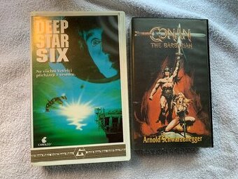 DEEP STAR SIX a BARBAR CONAN 1 VHS