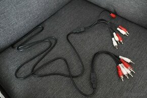 6x cinch RCA kábel - 1