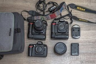 Nikon COMBO / D7000 / D90 / D70s + objektívy + príslušenstvo