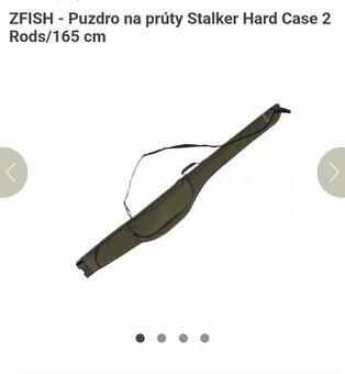 Puzdro na prúty Stalker Hard Case 2 Rods/165 cm