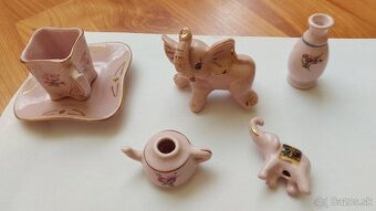 Ružový mini porcelán - 1