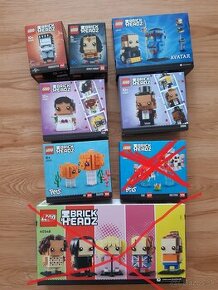 LEGO mix neotvorených Brickheadz Avatar, DC Comics