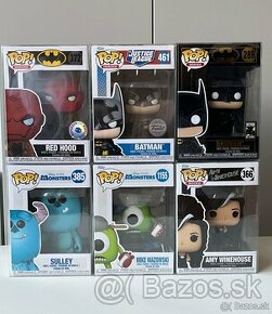 Funko Pop Batman, Amy Winehouse, Monsters inc