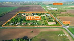 CREDA | predaj 92 120 m2 priemyselný areál, Palárikovo