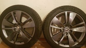 18''orig.Zimná sada ŠKODA 5x112 R18ET 44 Pirelli 235/45