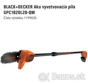 BLACK+DECKER Aku vyvetvovacia píla GPC1820L20-QW