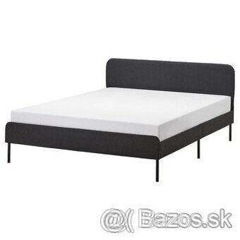 Manzelska postel SLATTUM (IKEA) 140x200 + matrac HAFSLO