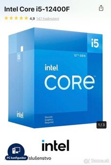 Intel Core I5-12400F